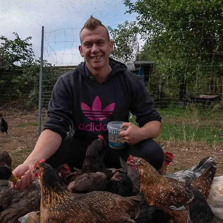 Feriehus Urlaub Auf Dem Bauernhof Mit Garten Und Terrasse Im Gruenen *