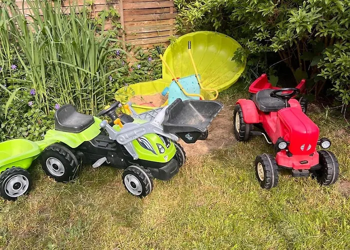 بيت للعطل Urlaub Auf Dem Bauernhof Mit Garten Und Terrasse Im Gruenen Ganzlin
